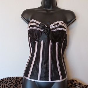 Frederick's of Hollywood Satin Corset